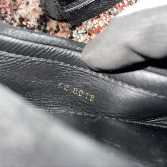 Authentic Louis Vuitton Black Suede Loafers Size 10 - Picture 4 of 11